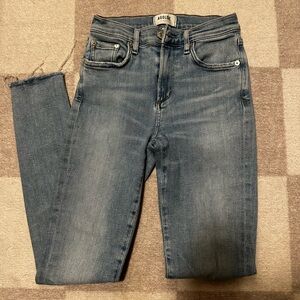 Agolde Sophie Mid Rise Skinny Jeans